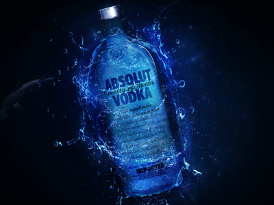 Tryout with some splashes absolut blue djo djoswork edit editorial photoshop shark splash vodka water weekend