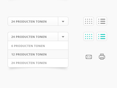 User interface in progress clean green guide interface photoshop style ui user white