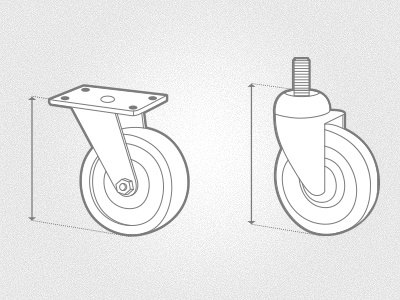 Icons - Industrial wheels djo djoswork grey icon illustration set wheel wheels white