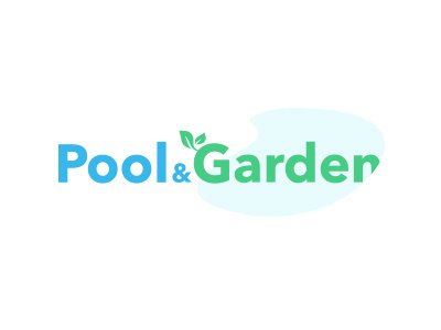 Logotype blue djo djoswork garden green logotype plant pool