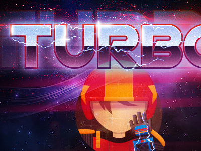 Turbo Kid 80s colors djo djoswork illustration kid lightning movie turbo