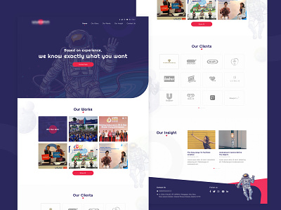 Project Relationship Landing Page
