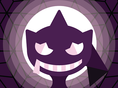 Banette banette dark doll flat ghost logo october paper pokemon purple scary