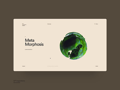 Si™ Inspirations – Metamorphosis 3d animation after effects dailydesign dailyui interaction design minimal minimalism motion design ui uianimation uidesign webdesign