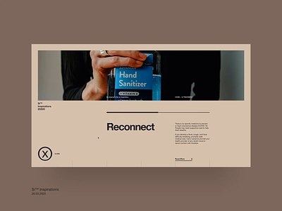 Si™ Reconnect – Details Page grid interaction interface motion swiss design swiss style typogaphy ui ux web website
