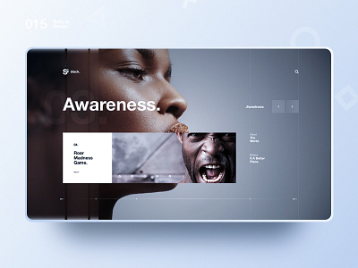 Si™ Daily Ui Design 015 clean graphics design minimal photography shapes typography ui ux