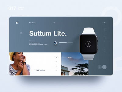 Si™ Daily Ui Design 017 clean graphics design minimal photography shapes typography ui ux