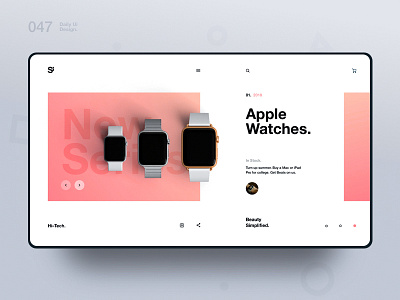 Si™ Daily Ui Design 047