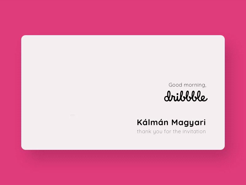 My first shot ball debut shot dribbble invitation pink principle thanks