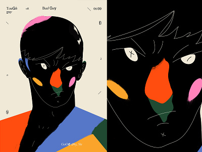 tough guy or bad guy by Rokas Aleliunas on Dribbble