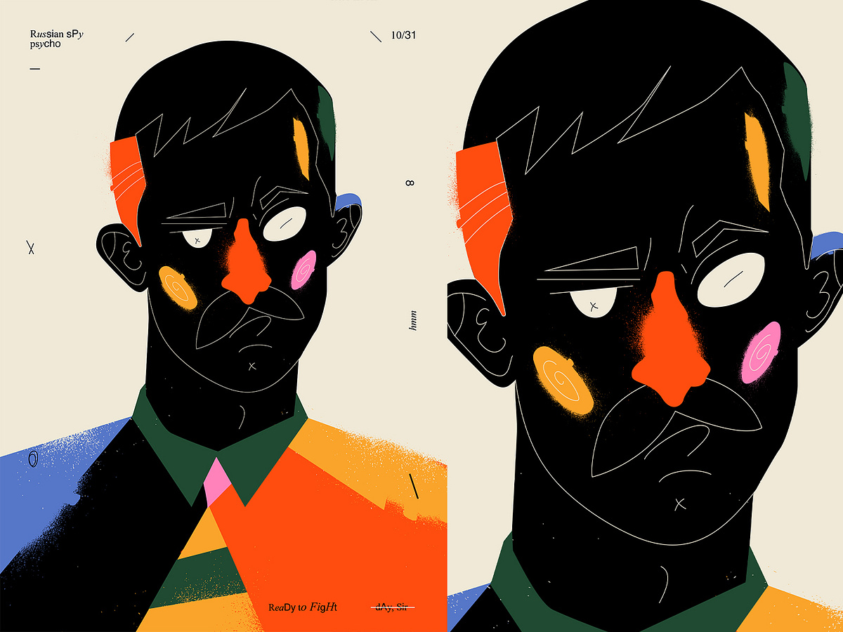 Russian spy by Rokas Aleliunas on Dribbble