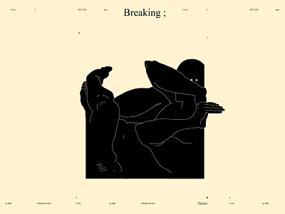 Breaking the box abstract box breaking composition conceptual illustration dual meaning figure figure illustration illustration laconic lines minimal poster poster art square