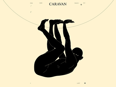 Caravan abstract caravan composition conceptual conceptual illustration dual meaning figure figure illustration form illustration laconic lines minimal poster poster art