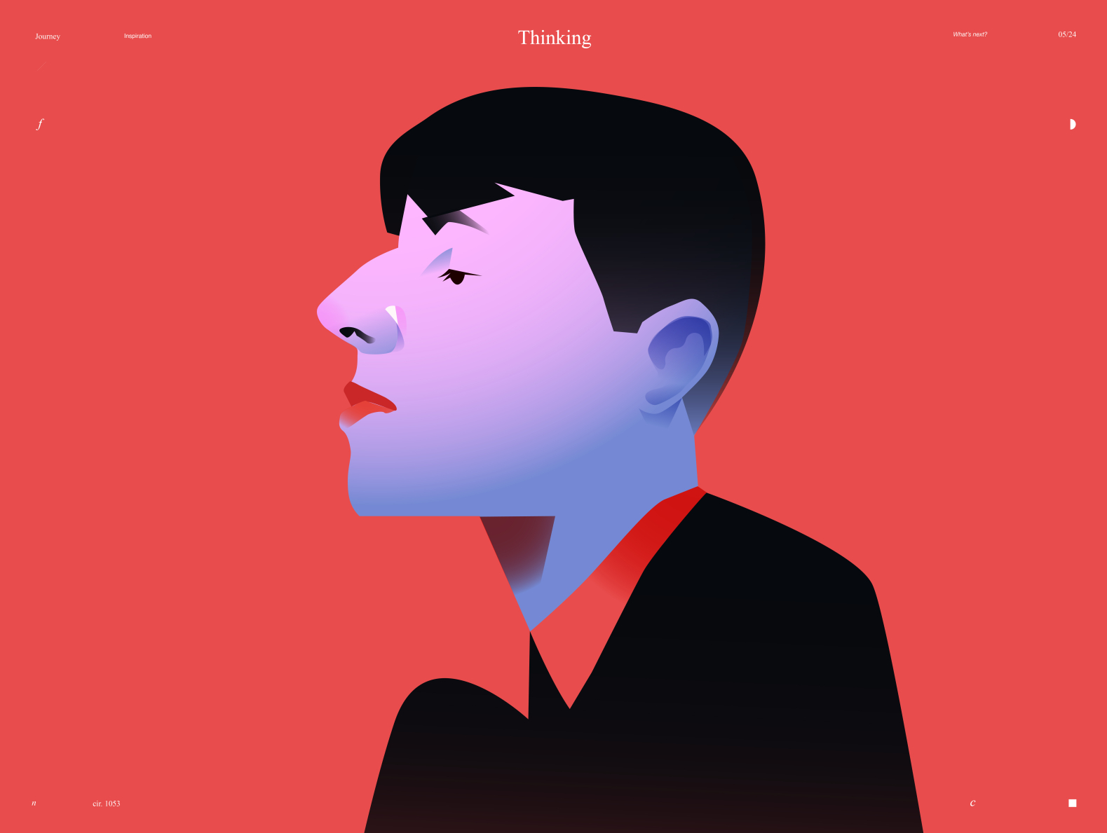 Thinking by Rokas Aleliunas on Dribbble