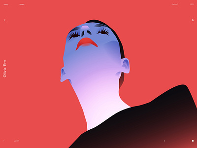 Olivia Two abstract composition girl girl illustration girl portrait harsh illustration laconic layout light lines minimal portrait portrait illustration poster poster art theater woman woman illustration woman portrait