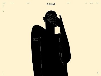 Afraid abstract afraid composition conceptual illustration covid19 fear figure figure illustration hands illustration laconic lines minimal mood poster poster art vaccine