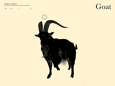 Goat abstract animal animal illustration composition design goat goat illustation grunge grunge texture illustration laconic lines minimal poster