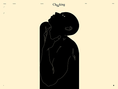 Choking abstract choking composition design dual meaning figure figure illustration geometrical hand hand illustration illustration laconic lines minimal poster