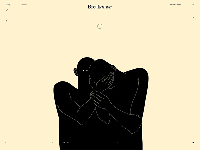 Breakdown abstract breakdown composition conceptual illustration design dual meaning end of the year figure figure illustration illustration laconic lines minimal poster