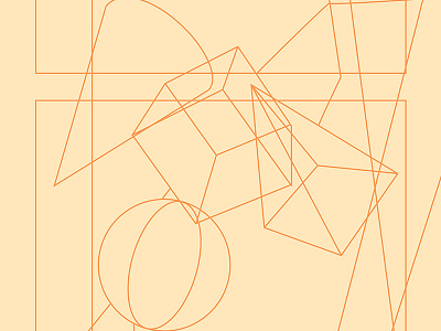Fragment 48 abstract basics composition geometry illustration laconic minimal