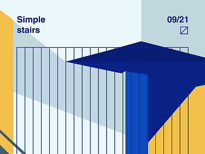 Fragment 73 abstract architecture composition form helvetica neue illustration laconic lines minimal stairs