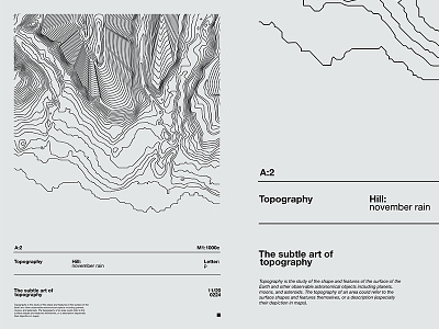 Fragment 133 abstract composition lines minimal modern swiss design topographic map topographical topography