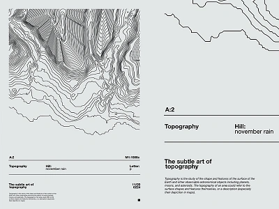 Fragment 133 abstract composition lines minimal modern swiss design topographic map topographical topography