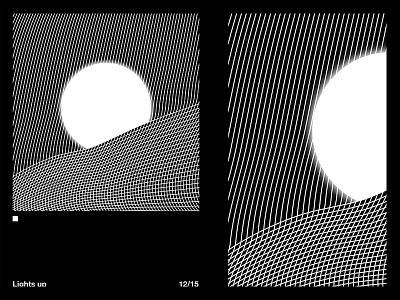 Fragment 158 abstract circle composition form grid laconic lines minimal poster