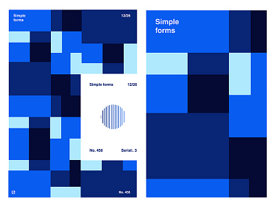 Fragment 170 abstract blue circle composition corporate cover laconic minimal pattern pattern design pixels poster poster a day poster challenge