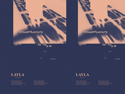 Fragment 174 abstract composition laconic layla minimal poster poster a day women