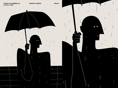 rain man minimalist poster