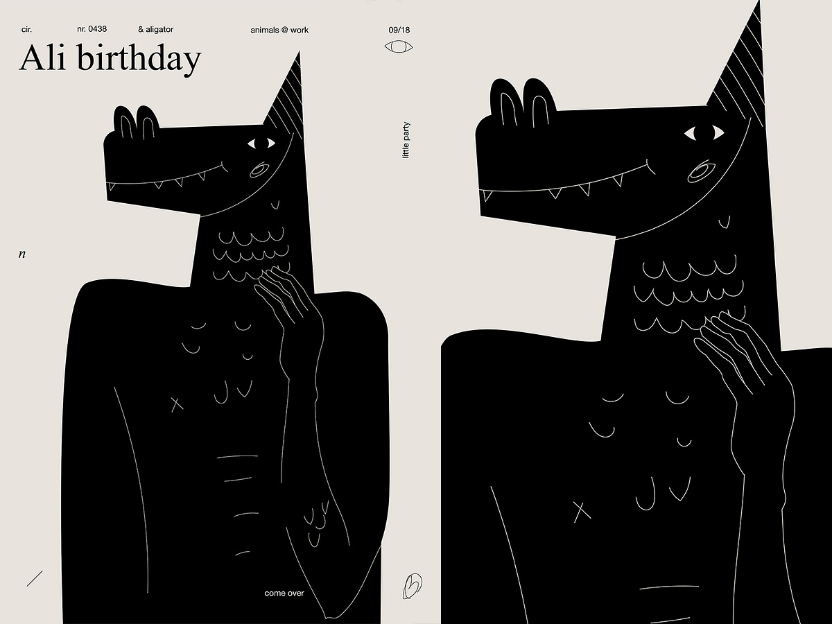 Ali birthday by Rokas Aleliunas on Dribbble
