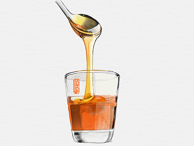 Whisky Glass applepenicl illustration ipad painting sketch whisky
