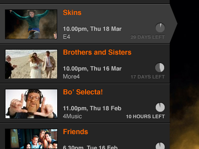 4oD Video App 4od app ipad iphone player streaming ui uk video