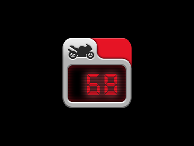 MCN Ride Tracker App Icon app gps icon iphone mcn motor motorbike motorcycle ride tracker