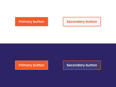 Button styling, light and dark options