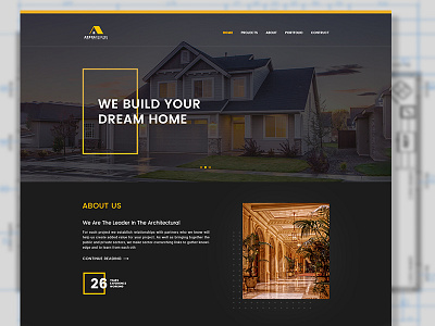 Architectural Website architectural architectural website ui user interface website