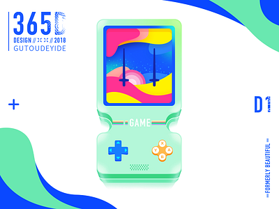Game/365D color console game handheld illustrator