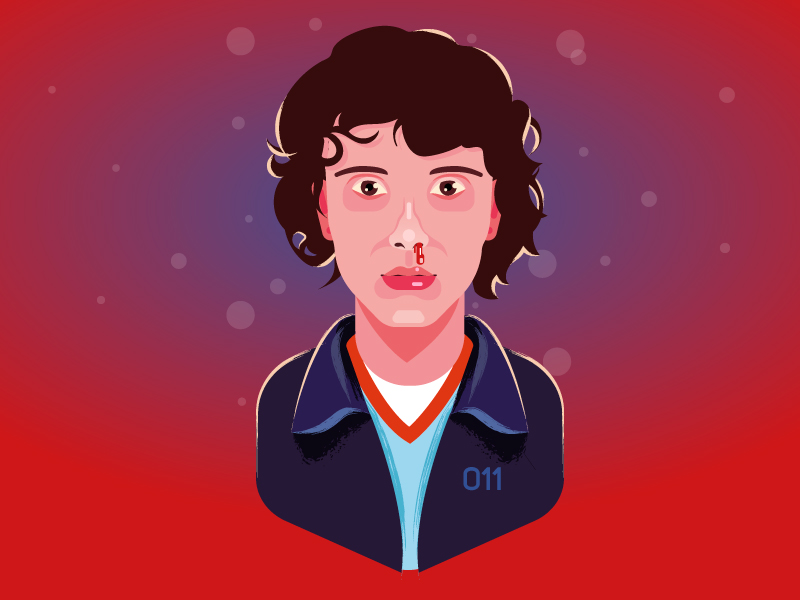 Stranger Things : Eleven by Cedric Audinot on Dribbble