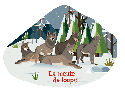 Wolf Pack ai milan-presse poster vector wapiti wolves