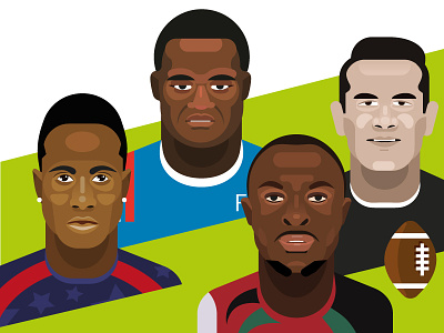 Rugby Sevens players carlin isles collins injera portrait rugby sevens rugby sonny bill williams virimi vakatawa