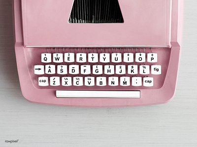 Pink Typewriter cute pink pink typewriter typewriter vintage