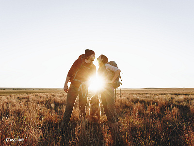 Just go! (Together) couple dog just go travel wanderlust