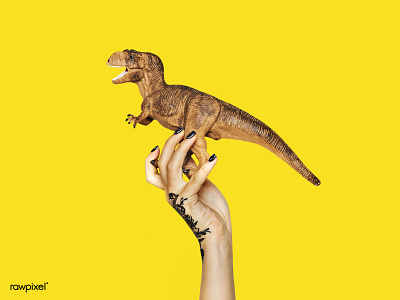Rharrrr! creative dinosaur play toy yellow