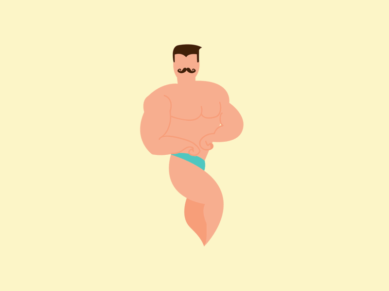 Muscular Men 💪💪 animation ilustration man muscular