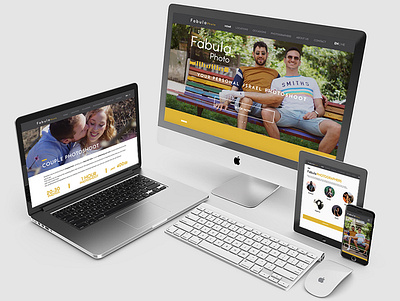 Website Design for Fabula Photo branding graphic design responsive website ui design ux design