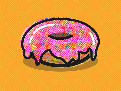 Doughnut doughnut food illustration