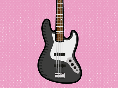 Fender Jazz Bass bass fender guitar illustration jazz