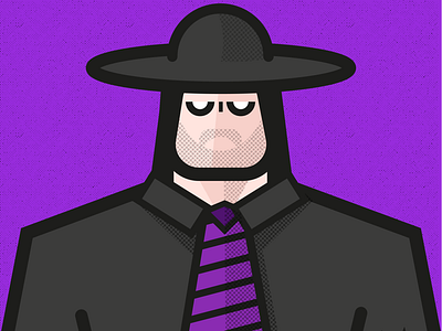 The Undertaker character portrait simple the undertaker vector wrestling wwe wwf