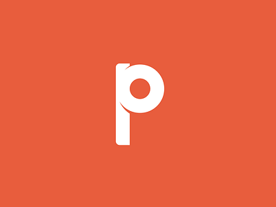 Day 4: The letter 'P' daily logo challenge letter logo typography